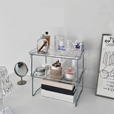 Stylish Folding Shelf Storage Rack for Home & Office