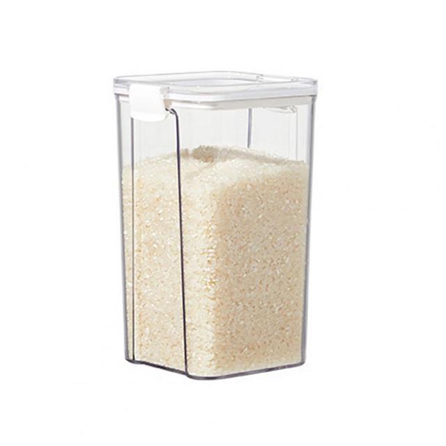 Leak-proof Transparent Rice Storage Jar 460ml