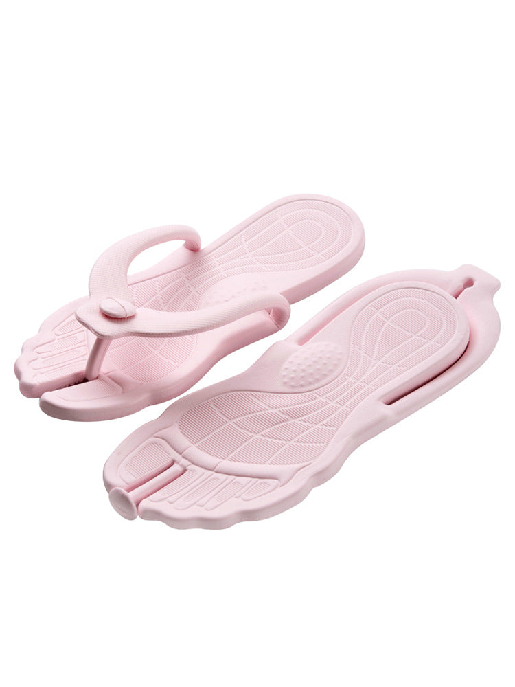 Travel-Friendly Foldable EVA Flip-Flops for Couples