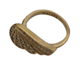 Nialaya Elegant Gold-Crystal Embellished Ring