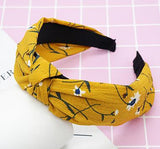 Artistic Striped Headband for Bathing and Makeup
