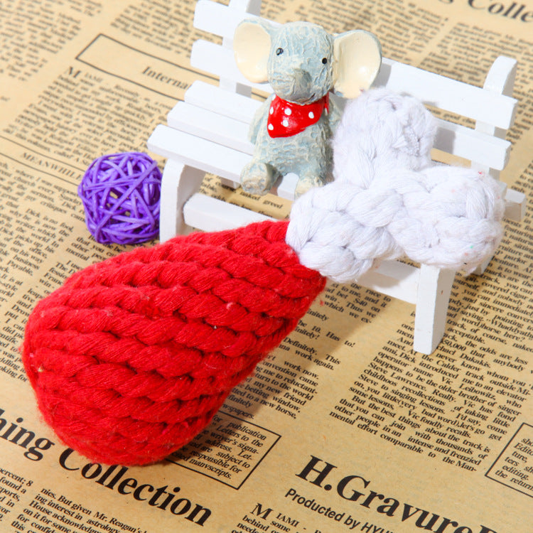 Pet Toy: Chew Rope Animal Shape for Dogs