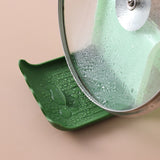 Creative Kitchen Pot Lid and Utensil Storage Rack