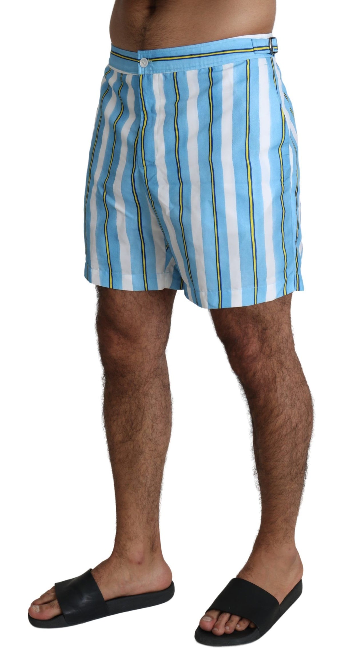 Dolce & Gabbana Striped Elegance Swim Shorts