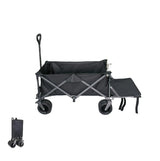 Outdoor Folding Camping Cart with Lift and Rear Opening
