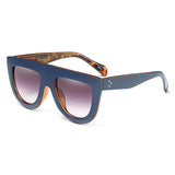 Fashionable Oversized Sunglasses with Studded Design