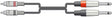 Chord Classic 2RCA-2x6.3MM Mono 3.0m 190.068UK