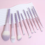 Holiday 12-Piece Makeup Brush Set for Eyes and Face