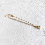 Simple Key Lock Clavicle Necklace