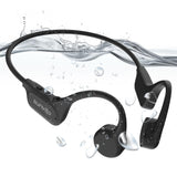 sunvito Bone Conduction Headphones IP68 Waterproof Swimming Headphones Open Ear Headphones Wireless Bluetooth 5.3 Built-in 32G Memory for Outdoor Swimming Exercise Running Travel Cycling