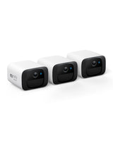 eufy Security SoloCam C210 3-Cam Pack Wireless Outdoor Camera 2K Resolution No Monthly Fee Wireless 2.4 GHz Wi-Fi HomeBase 3 Compatible (Renewed)