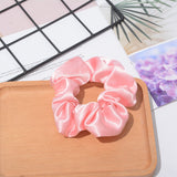 Solid Color Crystal Satin Hair Accessories for Women