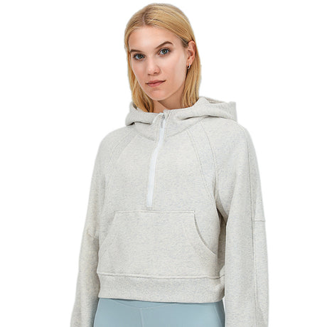 Women's Thickened Fleece Sports Jacket for Yoga Fitness
