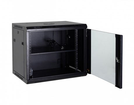 DigitMX NETPRO NP-C9U60WF 19'' Wall Rack 9U 60cm with fan (Not Assembled)