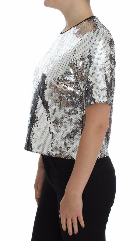 Dolce & Gabbana Sequined Elegance Blouse