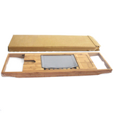Bamboo Bathtub Rack and Bathroom Storage Box