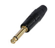 Neutrik REAN RP2CB 6.3mm Mono Plug