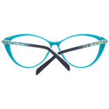 Emilio Pucci Chic Green Cat Eye Designer Frames