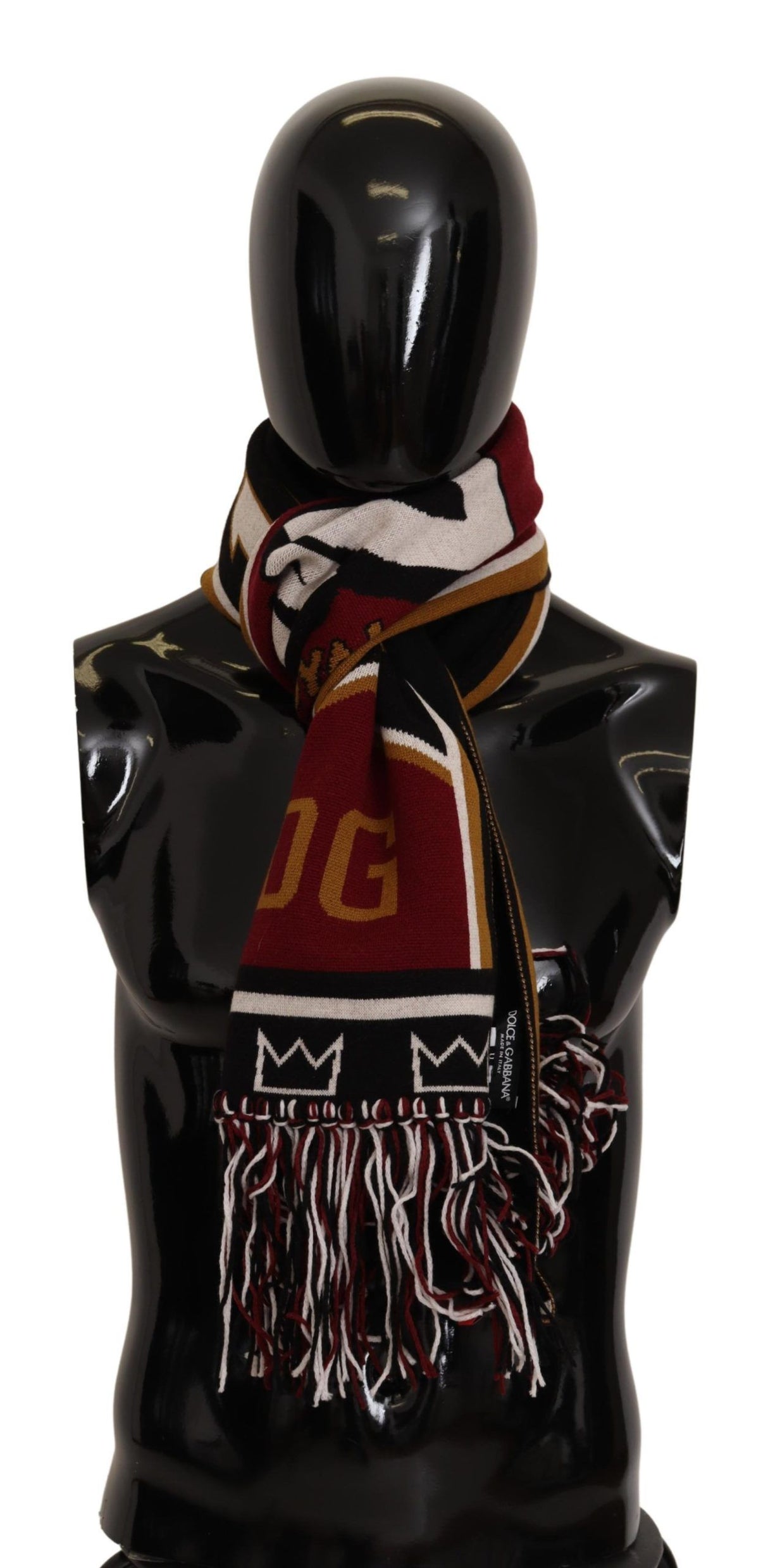 Dolce & Gabbana Elegant DG King Wool & Cashmere Scarf