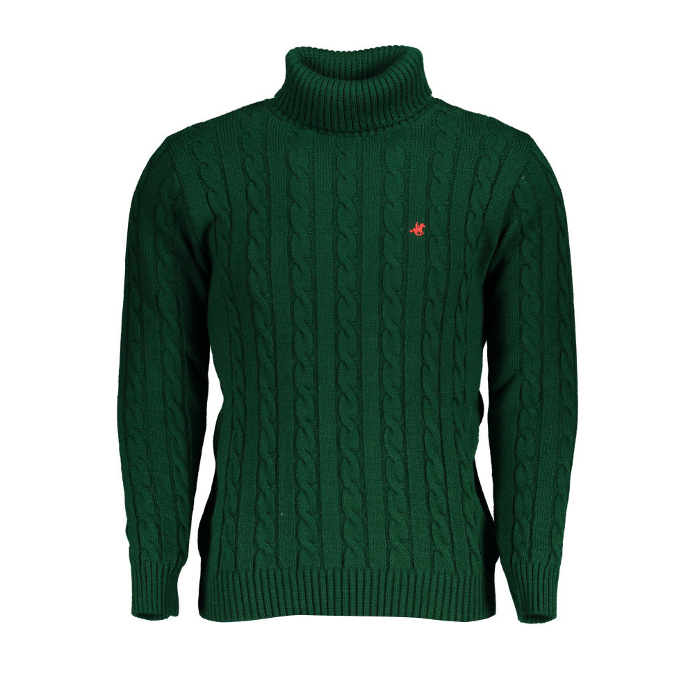 U.S. Grand Polo Sweater Turtle Neck Green - Men's