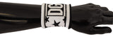 Dolce & Gabbana Elegant Monochrome Wool Wristband Set