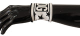 Dolce & Gabbana Elegant Monochrome Wool Wristband Set