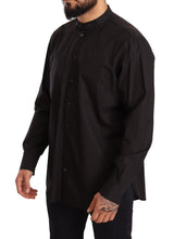 Dolce & Gabbana Elegant Black 100% Cotton Men's Shirt