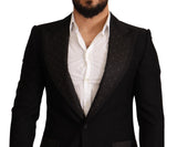 Dolce & Gabbana Elegant Slim Fit Black Blazer Jacket