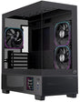 Einarex PC Case mATX SM501D RGB 3x Pre-Installed Fans , Display, Black