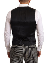 Dolce & Gabbana Dark Gray Check 3 Piece Set MARTINI Suit