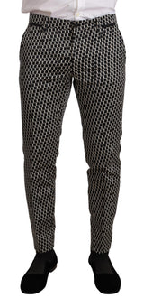 Dolce & Gabbana Dark Gray Check 3 Piece Set MARTINI Suit