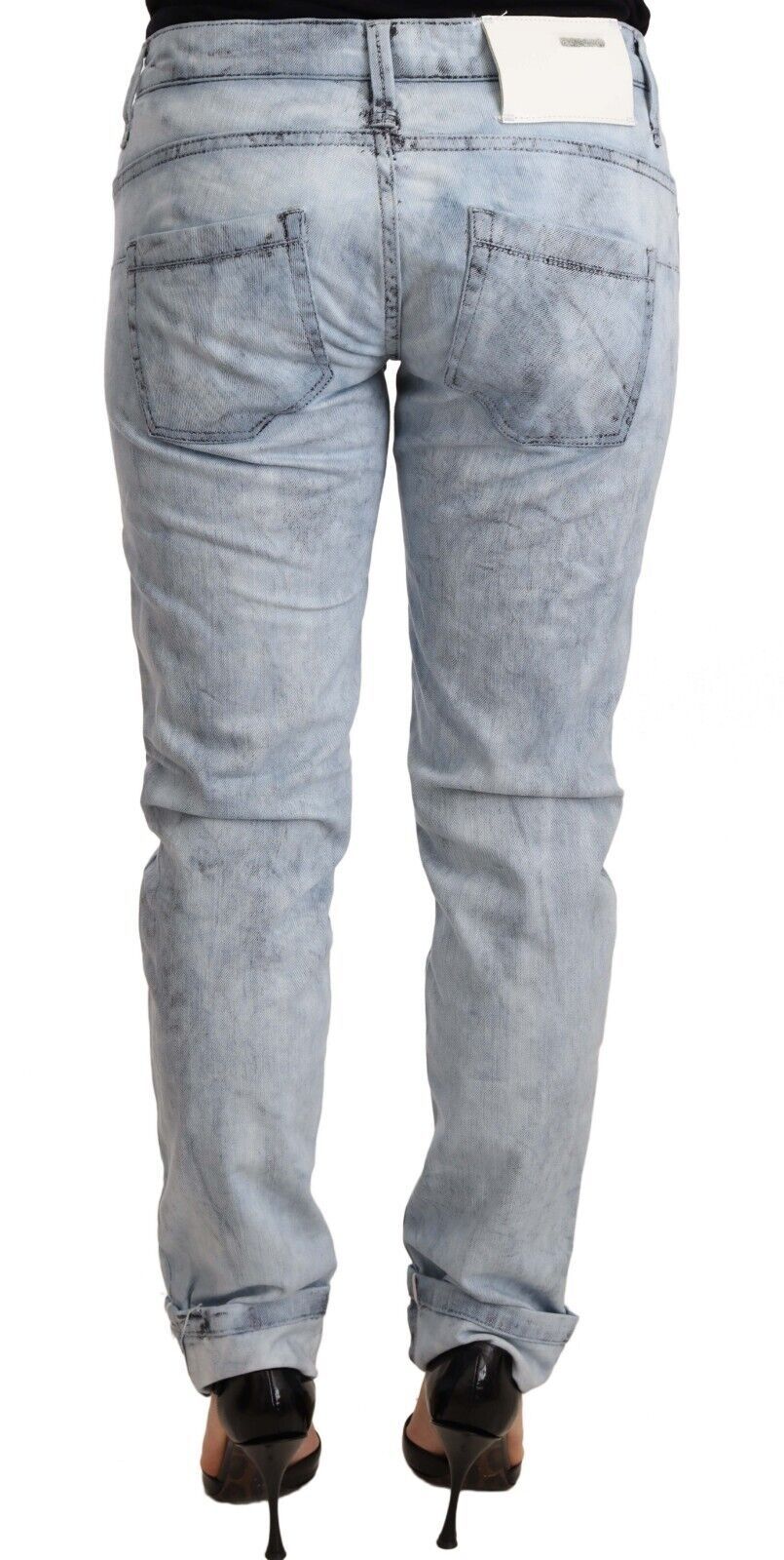 Acht Chic Light Blue Push Up Denim Jeans