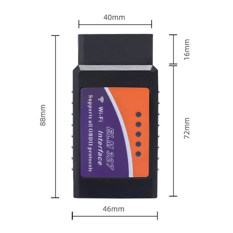 WiFi Bluetooth OBD2 Car Diagnostic Scanner for Android iOS