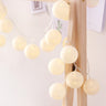 LED Cotton Thread Starry Lantern String Lights