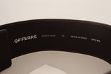 GF Ferre Elegant Genuine Leather Fashion Belt - Chic Brown