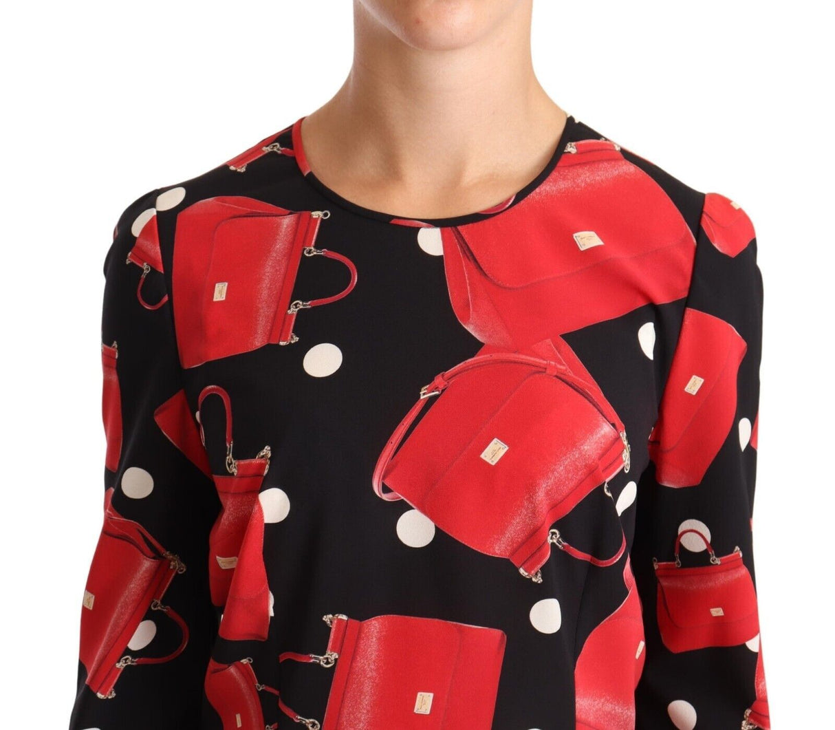 Dolce & Gabbana Elegant Sicily Bag Print Blouse