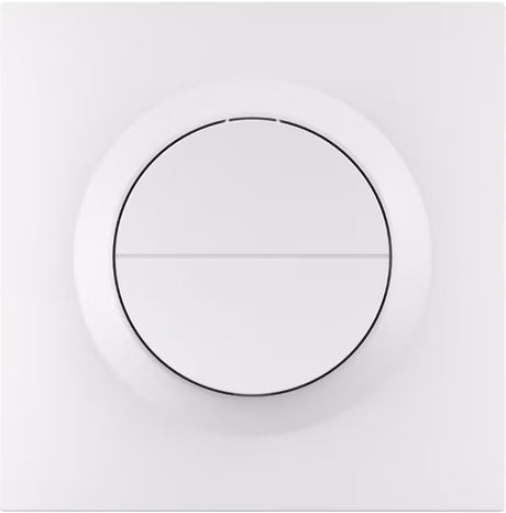 Sonoff Zigbee Smart Wall Mechanical Switch 1-Button 2 Gang White With Matter (no neutral)