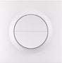 Sonoff Zigbee Smart Wall Mechanical Switch 1-Button 2 Gang White With Matter (no neutral)