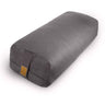 Yoga Bolster (26x10.5x5.5 in) Supportive Yoga Cushion for Restorative Yin Yoga Accessories Rectangular Bolster for Stretching Meditation Pillow 100% Organic Cotton Removable Washable Cover-Light Grey