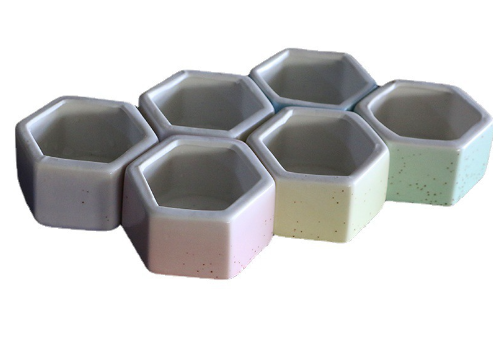 Breathable Ceramic Macaron Mini Succulent Planter