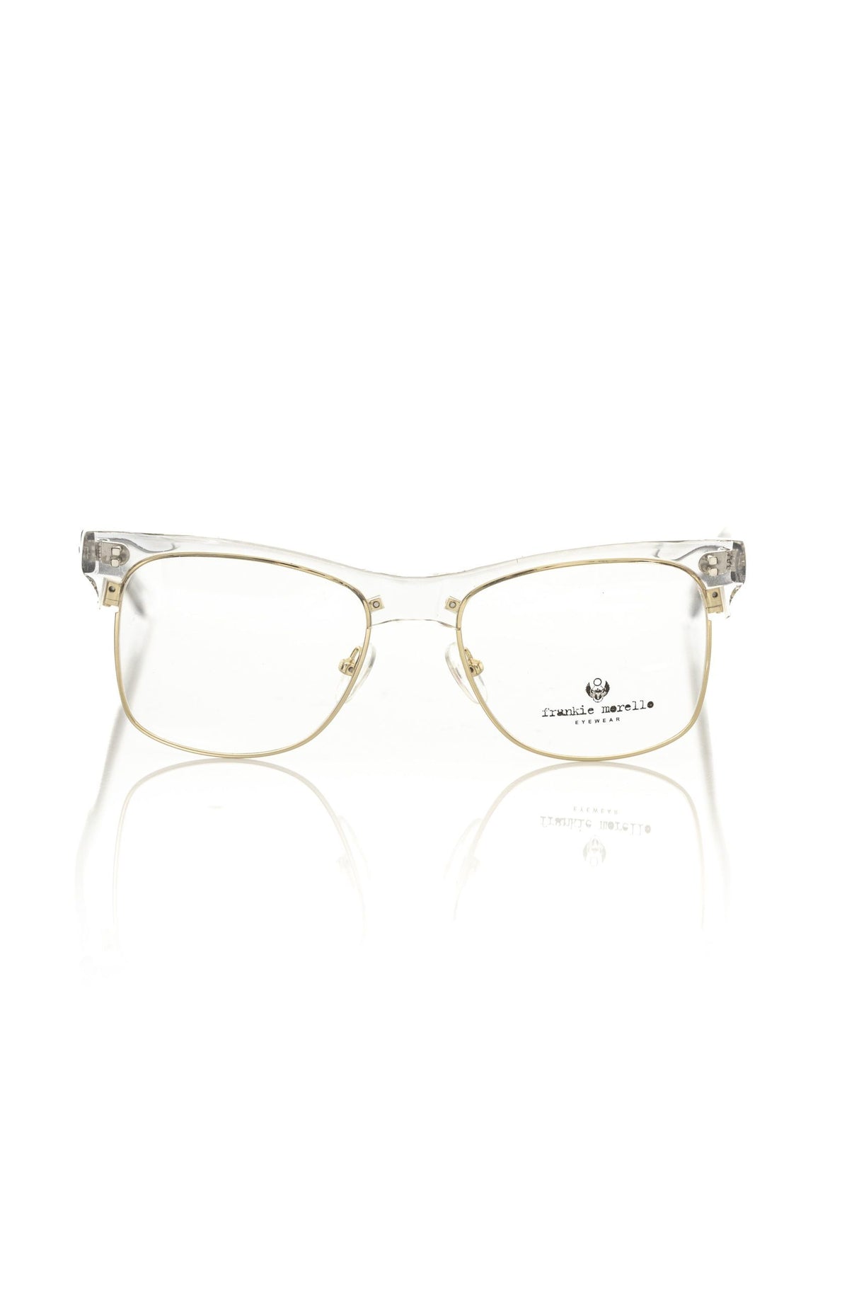 Frankie Morello Gold Metallic Fiber Men Frame