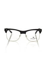 Frankie Morello Black Metallic Men's Eyeglass Frame