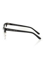Frankie Morello Black Metallic Men's Eyeglass Frame
