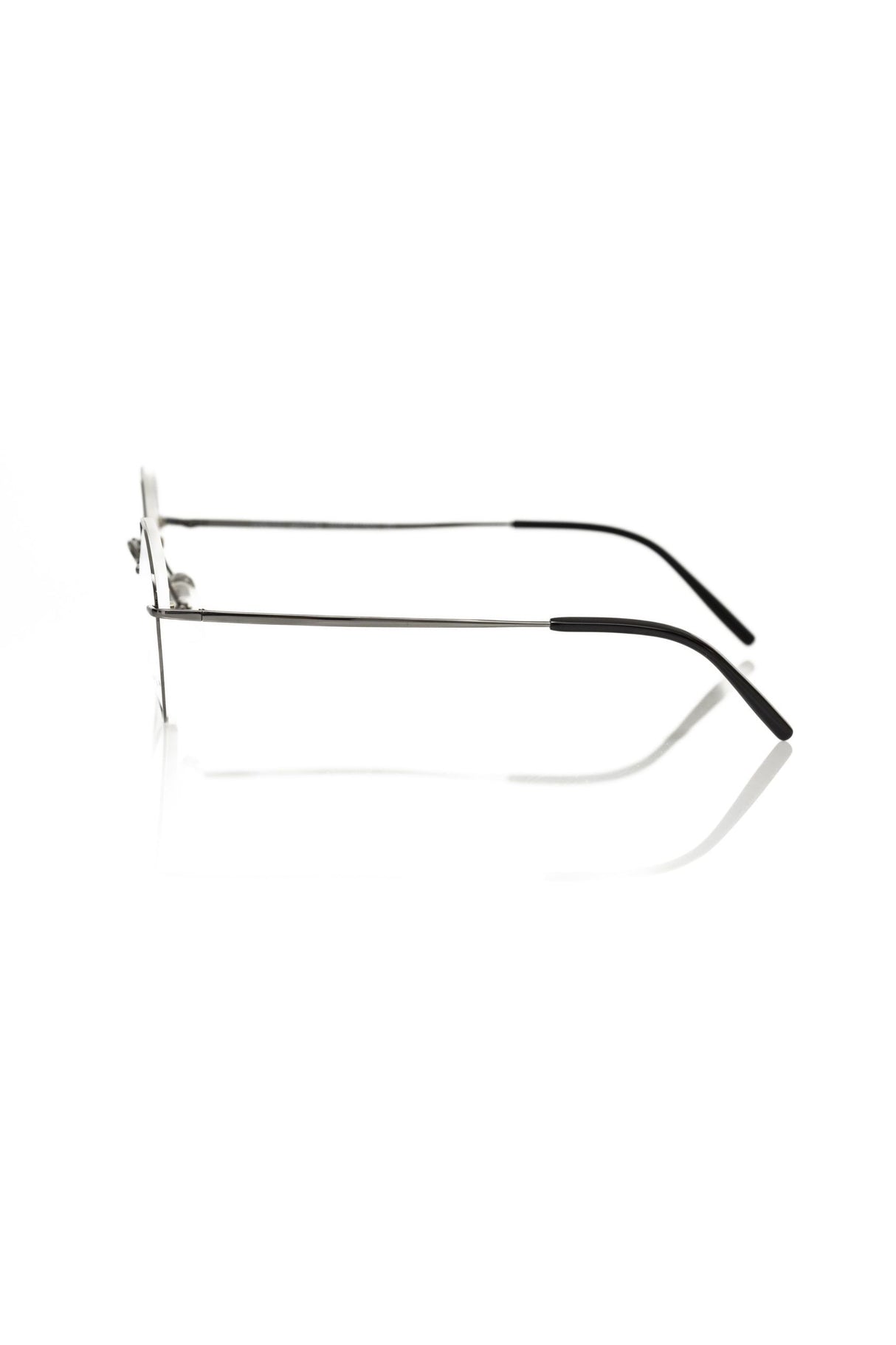 Frankie Morello Gray Metallic Men's Eyeglass Frame