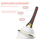 Mini Electric Heated Eyelash Curler and Brush
