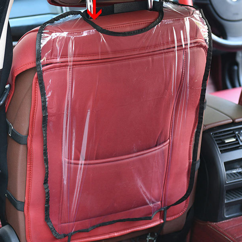 Transparent Car Seat Kick Mat and Dirt Protector