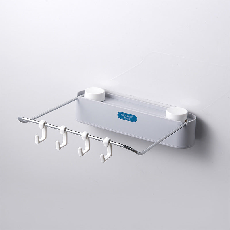 Wall-Mounted Basin Storage Rack for Bathroom