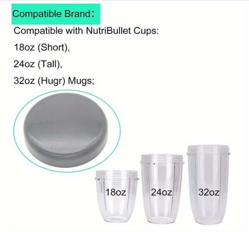 NutriBullet Juicer Accessories Cup Lids for Mixers