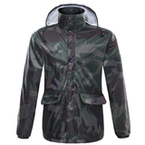 Camouflage Raincoat Set for Outdoor Activities