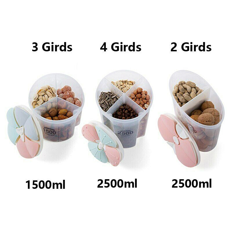 Transparent Storage Jar for Grains and Snacks
